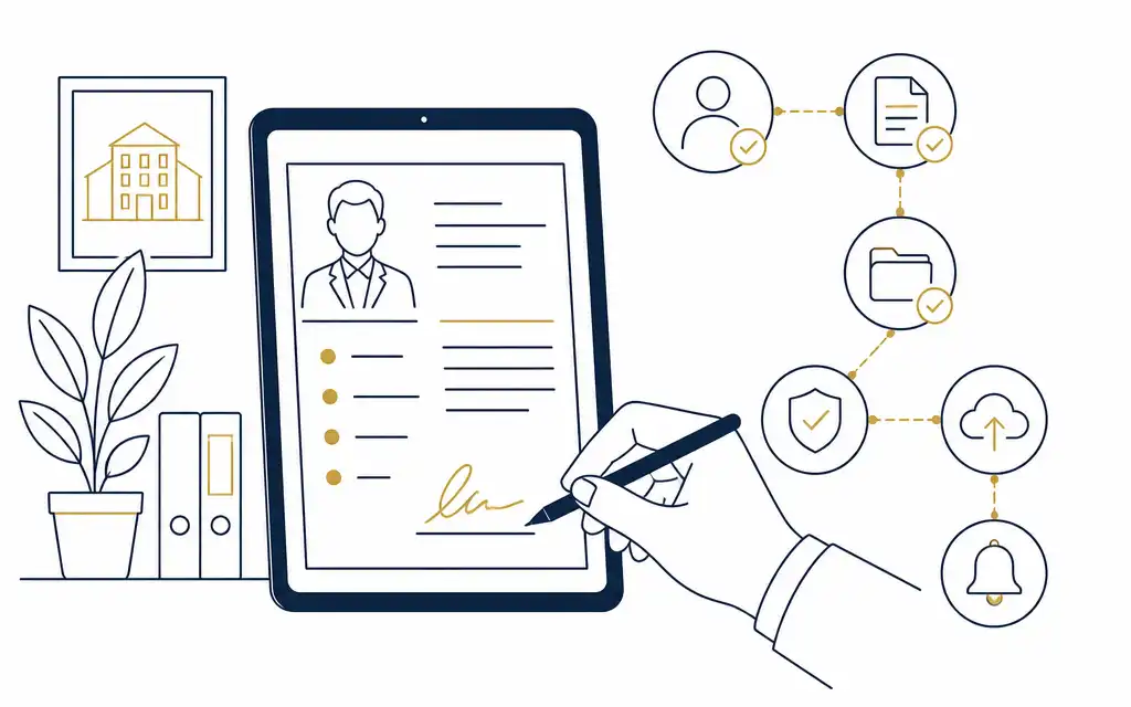 Digitale Kundenakte für Makler: der Umstiegsplan